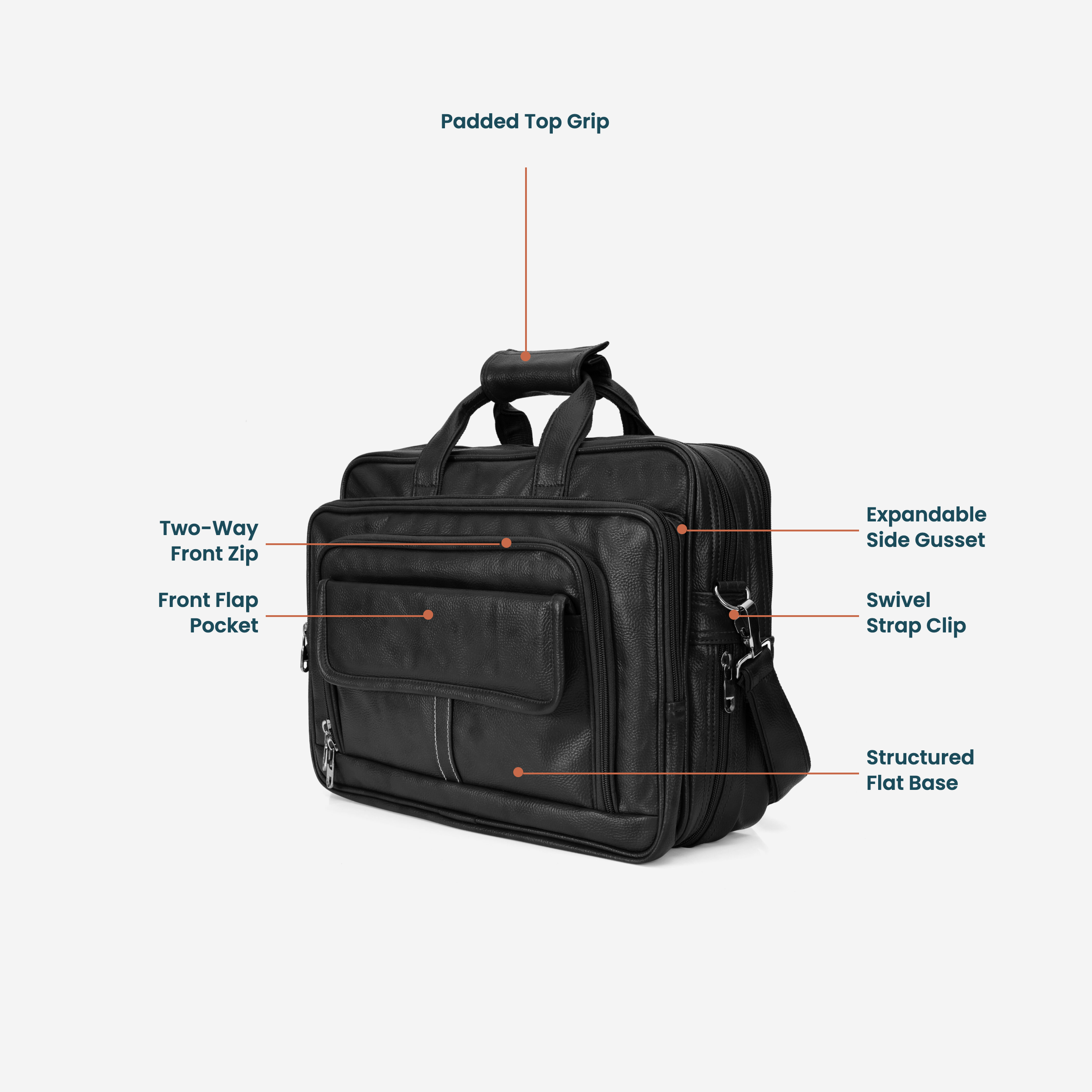 black leather office briefcase product page images selection (1) black leather office briefcase product page images selection (1)