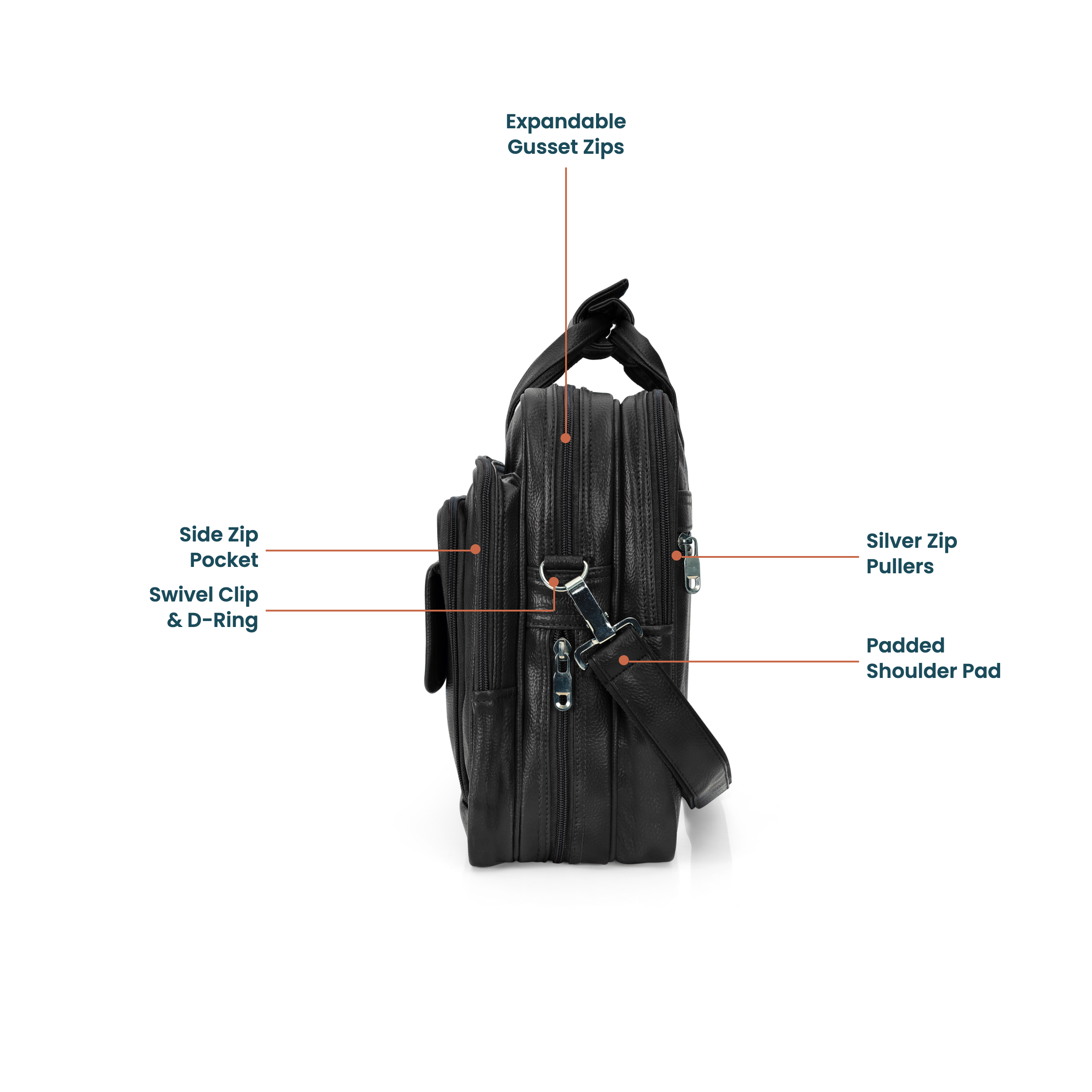 black leather office briefcase product page images selection (3) black leather office briefcase product page images selection (3)