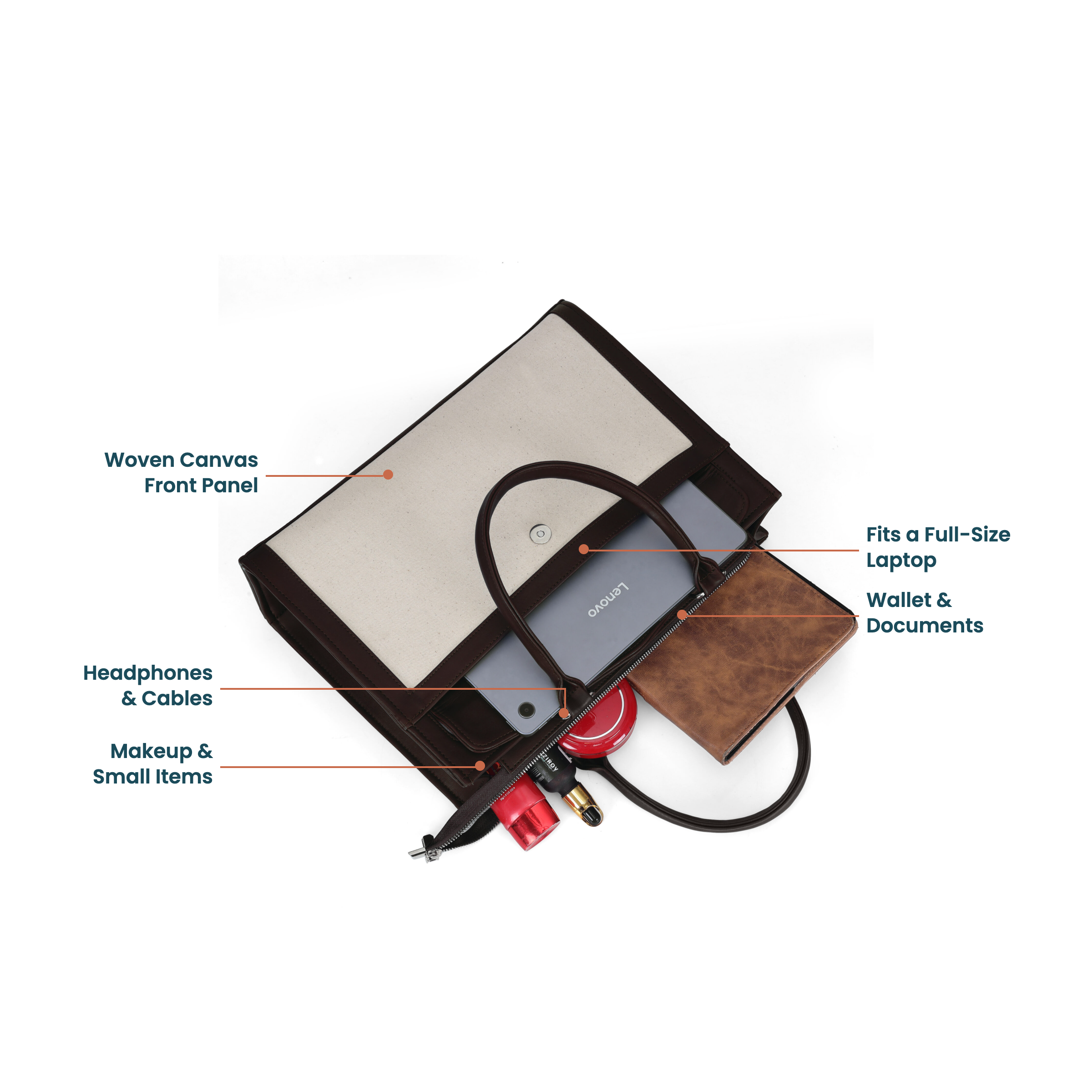 canvas leather work tote product page images selection (6) canvas leather work tote product page images selection (6)